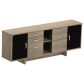 Armário Credenza 3 Gavetas Duplo
